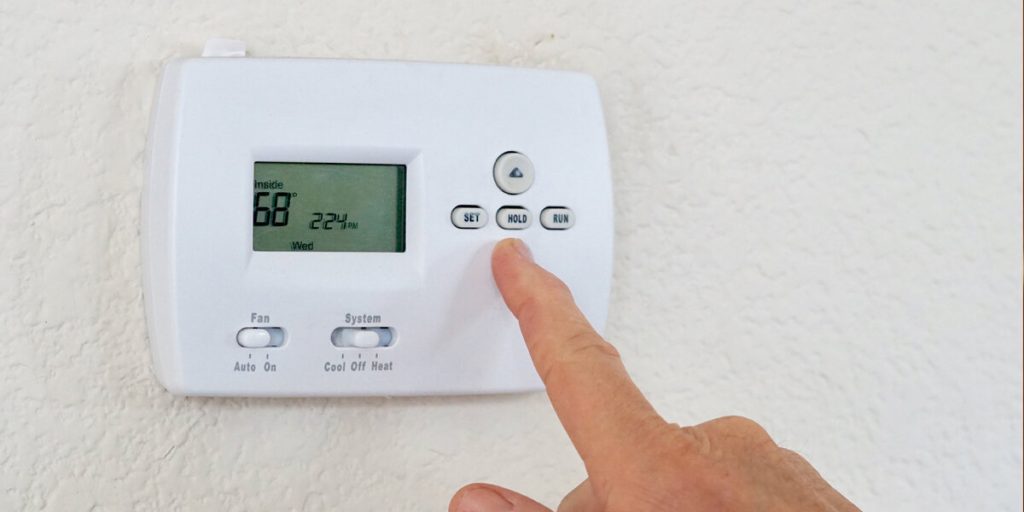 how to reset hvac thermostat