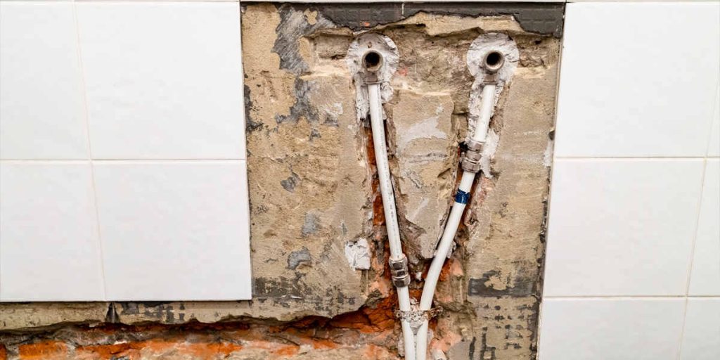 old plumbing pipes