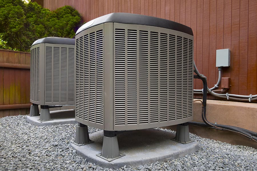 Heat pump installation completed