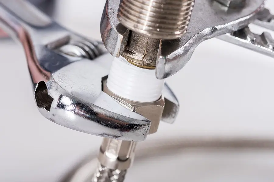 Ongoing plumbing work