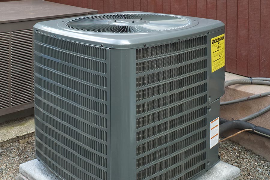 Installed heat pump unit
